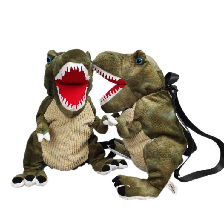 Japanese Style Plush Trend Dinosaur Simulation Backpack - Hug a Dino with this Plush Backpack Delight