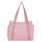 Japanese Style Solid Color Tote Shoulder Bag Casual Nylon for Daily - Use japanese style solid color tote shoulder bag