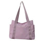 Japanese Style Solid Color Tote Shoulder Bag Casual Nylon for Daily - Use japanese style solid color tote shoulder bag