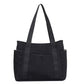 Japanese Style Solid Color Tote Shoulder Bag Casual Nylon for Daily - Use japanese style solid color tote shoulder bag