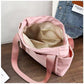Japanese Style Solid Color Tote Shoulder Bag Casual Nylon for Daily - Use japanese style solid color tote shoulder bag