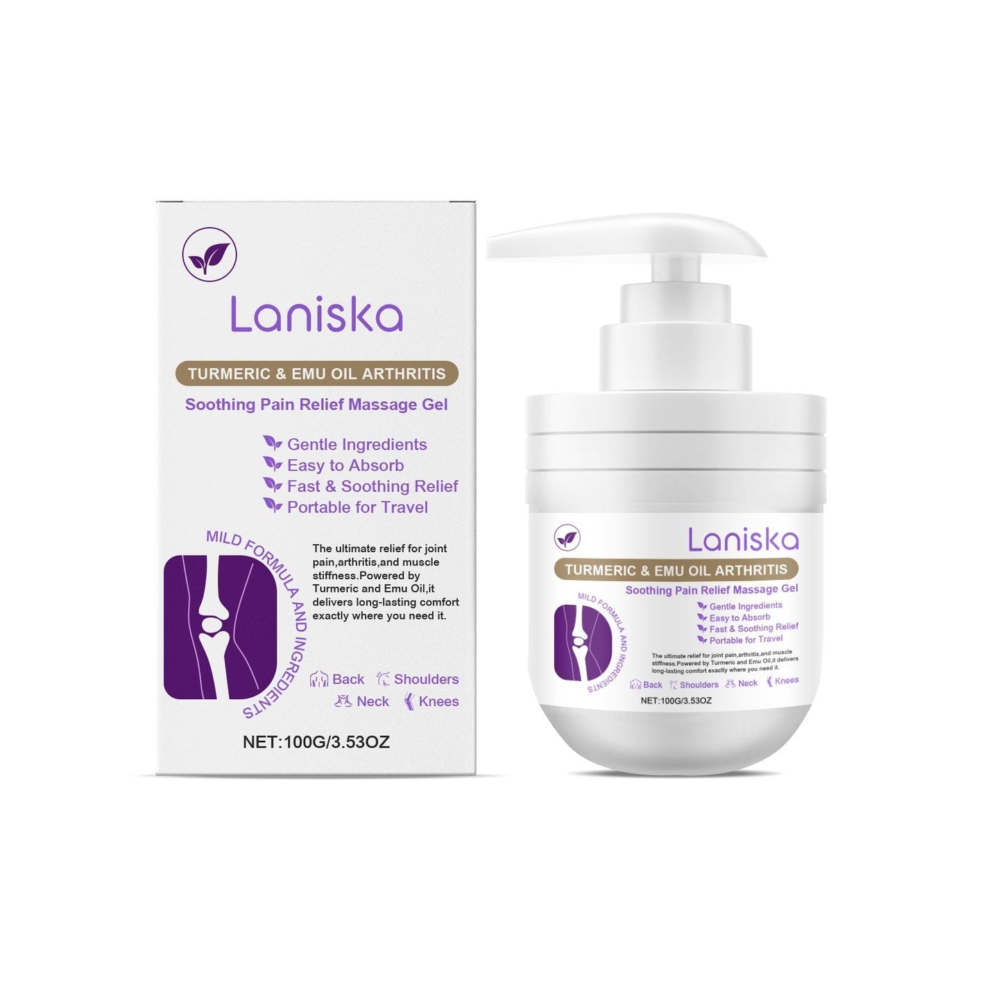 Joint Soothing Massage Gel with Turmeric Emu Oil and Arnica Extract - Teleplus joint soothing massage gel arnica extract