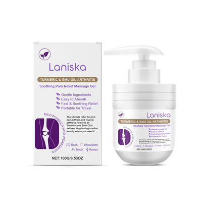 Joint Soothing Massage Gel with Turmeric Emu Oil and Arnica Extract - Teleplus joint soothing massage gel arnica extract