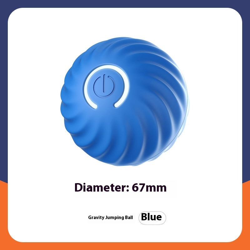 Jump Ball-56mm and Ball-67mm with Sea Urchin Cover Pet Toy Set - 67mm Blue jump ball-56mm ball-67mm sea urchin cover