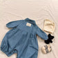 Jumpsuit Boys And Girls Cute Lapel - Cute Lapel Jumpsuits for Tiny Fashionistas Unite!