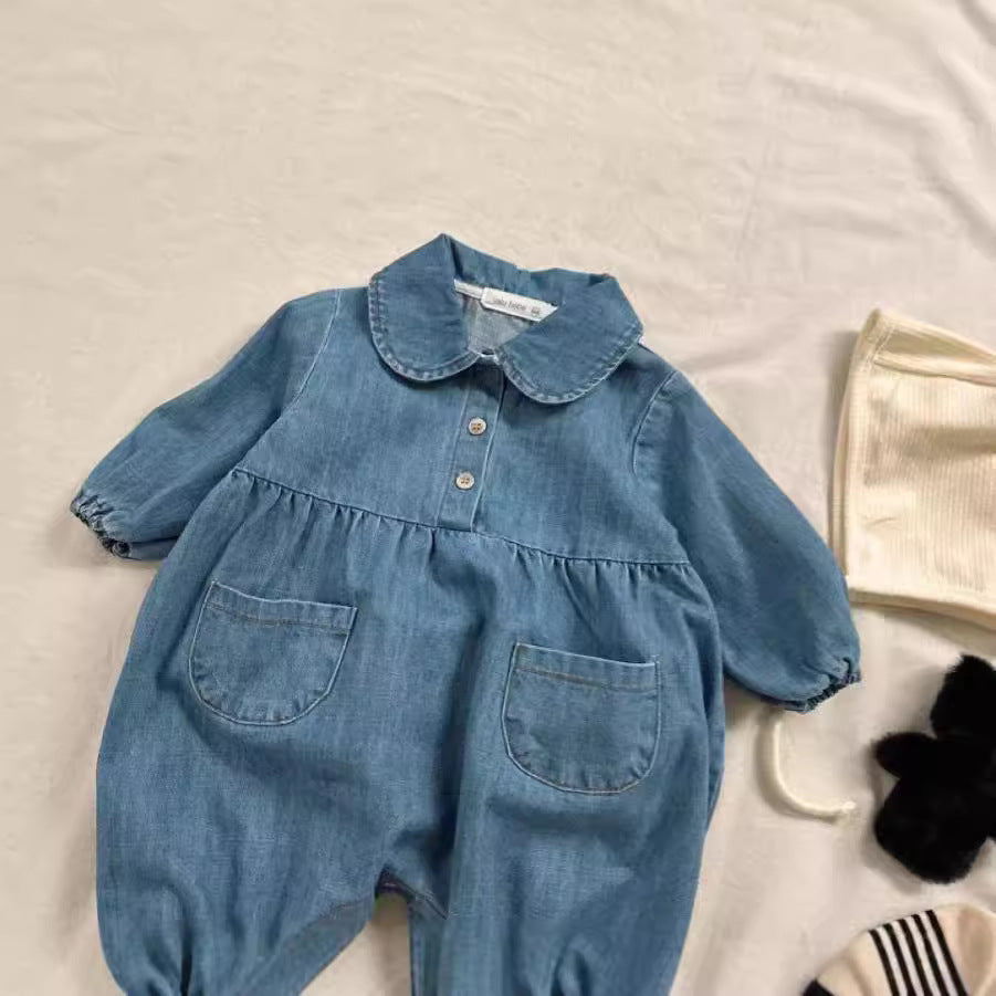 Jumpsuit Boys And Girls Cute Lapel - Cute Lapel Jumpsuits for Tiny Fashionistas Unite!