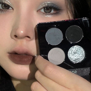 Kaleidos Greenhouse Series Lace Eye Shadow Plate in Black and Brown Tones - Teleplus kaleidos greenhouse series lace