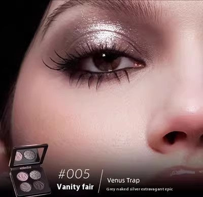 Kaleidos Greenhouse Series Lace Eye Shadow Plate in Black and Brown Tones - Teleplus kaleidos greenhouse series lace