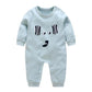 Keep Baby Warm Long Sleeve Romper - Keep Baby Warm Long Sleeve Romper Blue Elephant