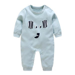 Keep Baby Warm Long Sleeve Romper - Keep Baby Warm Long Sleeve Romper Blue Elephant