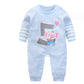 Keep Baby Warm Long Sleeve Romper - Keep Baby Warm Long Sleeve Romper Blue Elephant