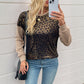 Khaki Long Sleeve Pullover for Women Streetwear Fashion Polyester Thin Sweater - Teleplus long sleeve