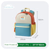 Sac à dos de la maternelle enfants et garçons super légers - Bleu beige m