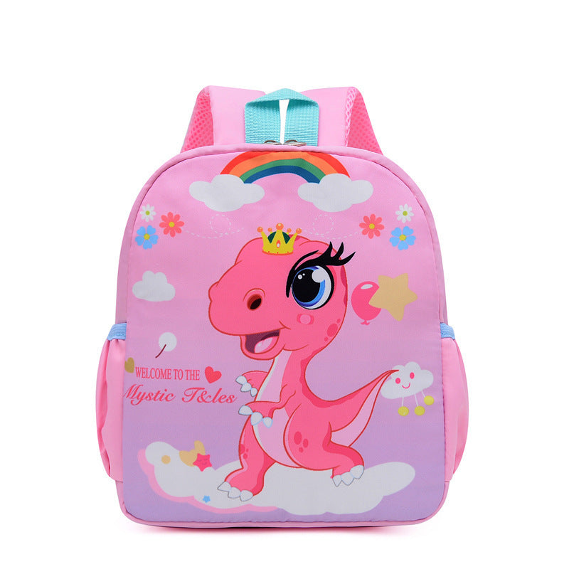 Kindergarten Men’s And Women’s Burden Reduction Decompression Anti-lost Fashion All-match School Bag Cartoon