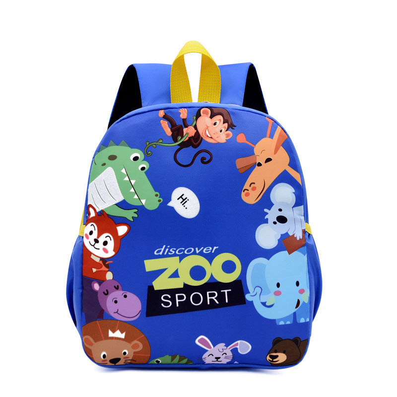 Kindergarten Men’s And Women’s Burden Reduction Decompression Anti-lost Fashion All-match School Bag Cartoon