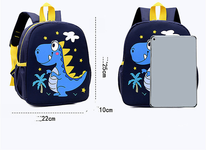 Kindergarten Men’s And Women’s Burden Reduction Decompression Anti-lost Fashion All-match School Bag Cartoon