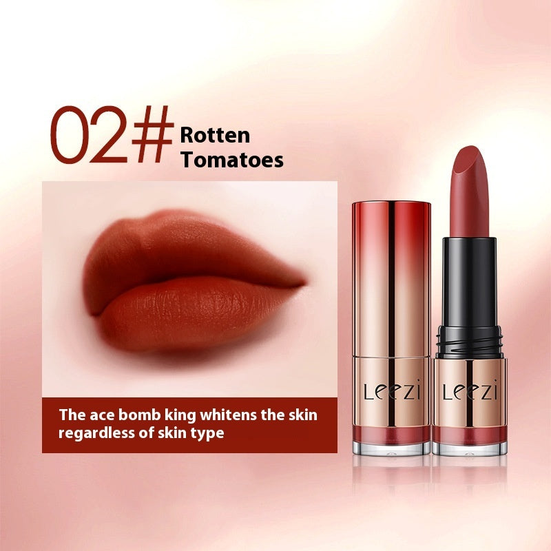Kiss Soft Mist Cup Makeup Lipstick Set in Maple Sugar Brown and Rotten Tomato - Teleplus kiss soft mist cup makeup