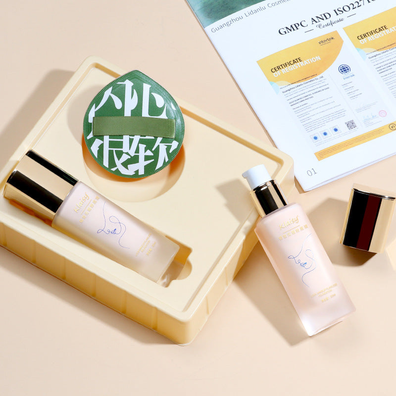 Klaisy Lock Makeup Flawless Liquid Foundation for Natural and Bright Skin - klaisy lock makeup flawless liquid