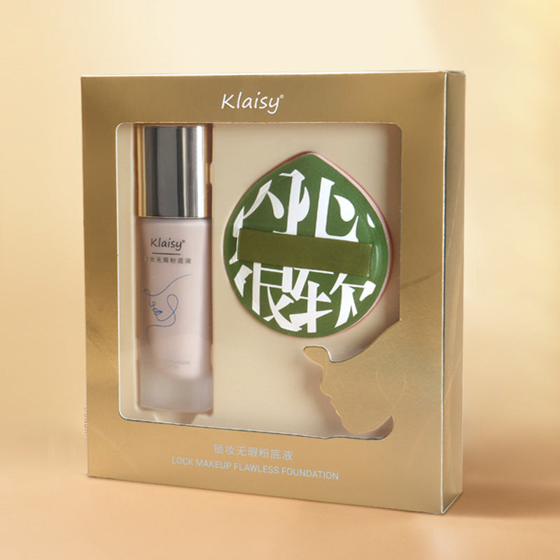 Klaisy Lock Makeup Flawless Liquid Foundation for Natural and Bright Skin - klaisy lock makeup flawless liquid