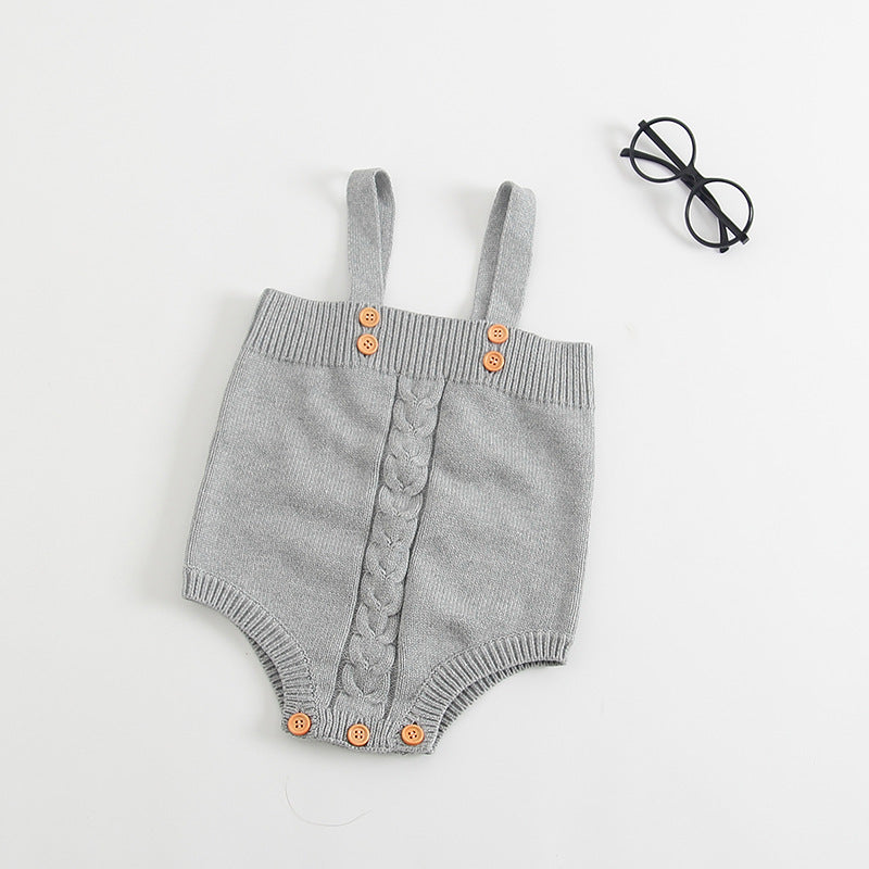 Knitted baby onesies - Knitted Baby Onesies: Cotton Main Fabric Cuteness Alert