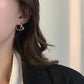 Silver Love Knot Ear Clips for Women in the United States CHF Chf Compatible - Tying Knots with Heart Earrings united