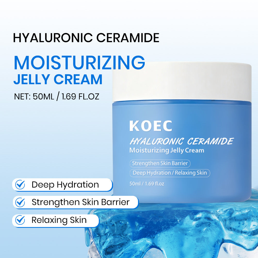 KOEC Hyaluronic Acid Jelly Cream 50g Deep Hydration Face Moisturizer