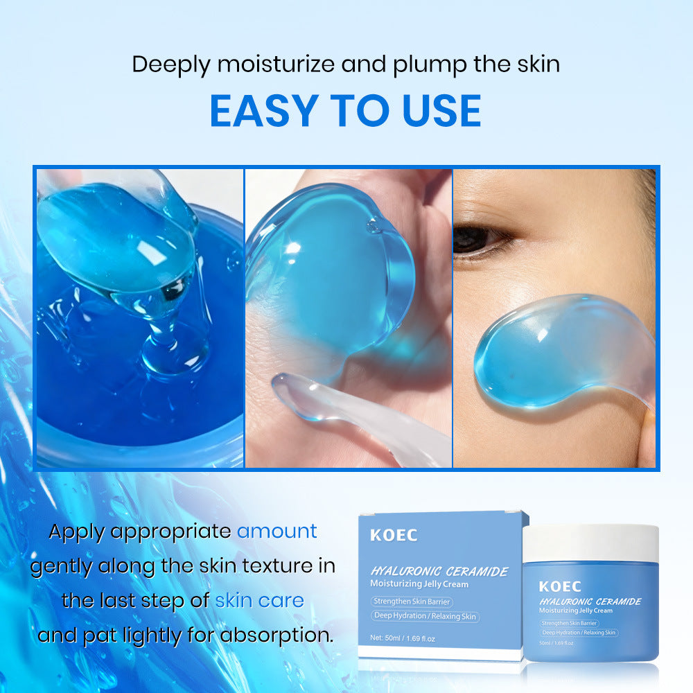 KOEC Hyaluronic Acid Jelly Cream 50g Deep Hydration Face Moisturizer