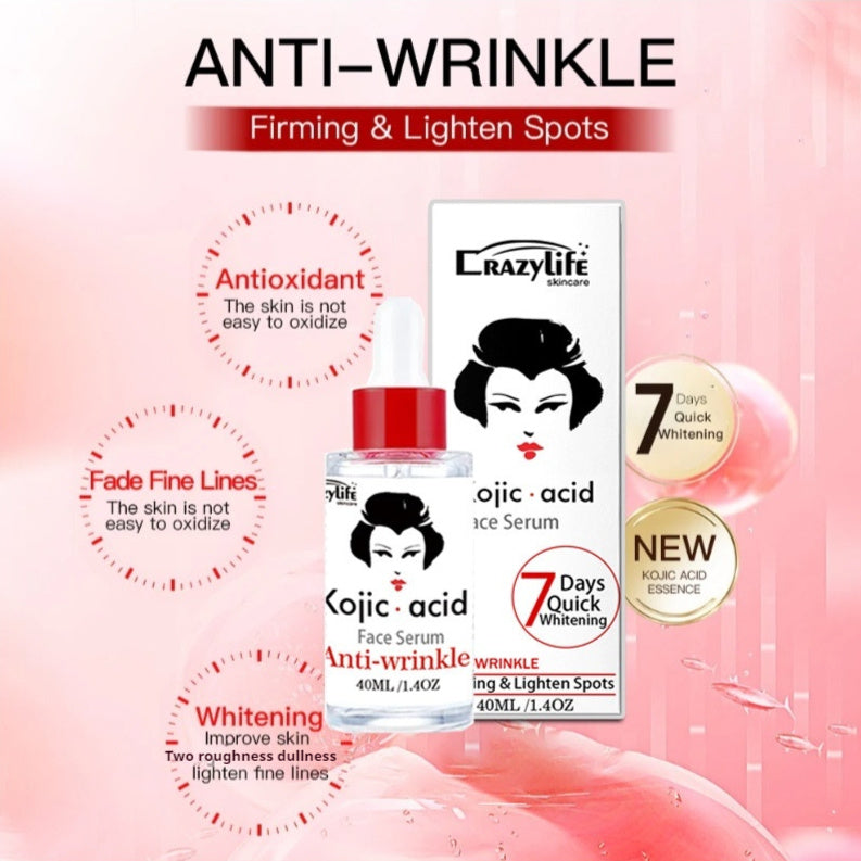 Kojic Acid Collagen Serum for All Skin Types 40ml Glycolic Solution - kojic acid collagen solution applicable skin type