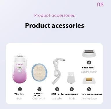 Komei Hair Removal Device for Whole Body Electric System - Silky Smooth Skin komei hair removal device body