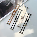 Korean Canvas Leather Watch Strap for Apple and Universal Watches - Time Travel in Style korean canvas leather strap