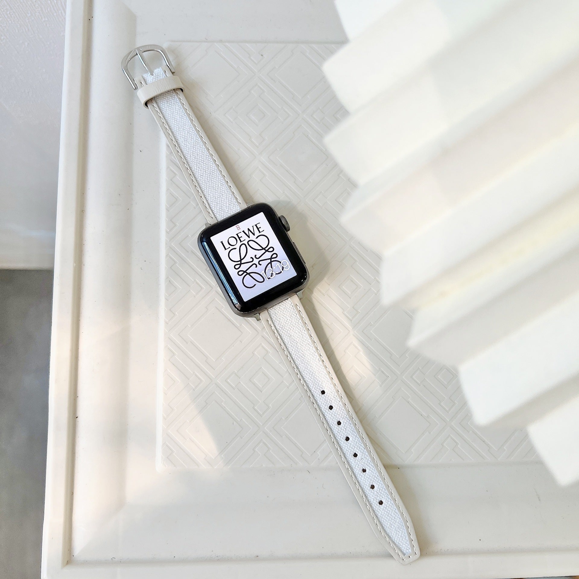 Korean Canvas Leather Watch Strap for Apple and Universal Watches - Time Travel in Style korean canvas leather strap