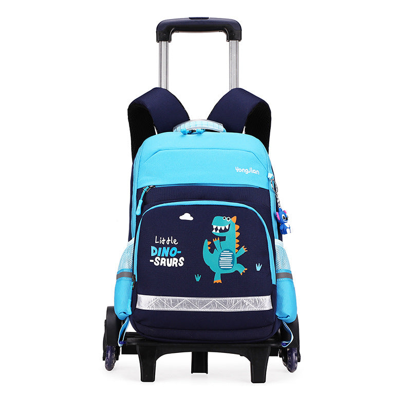 Korean Detachable Trolley Bag For Elementary School Students - Korean Trolley Bag Made of Oxford Cloth for Kids