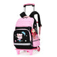 Korean Detachable Trolley Bag For Elementary School Students - Korean Trolley Bag Made of Oxford Cloth for Kids