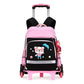 Korean Detachable Trolley Bag For Elementary School Students - Korean Trolley Bag Made of Oxford Cloth for Kids