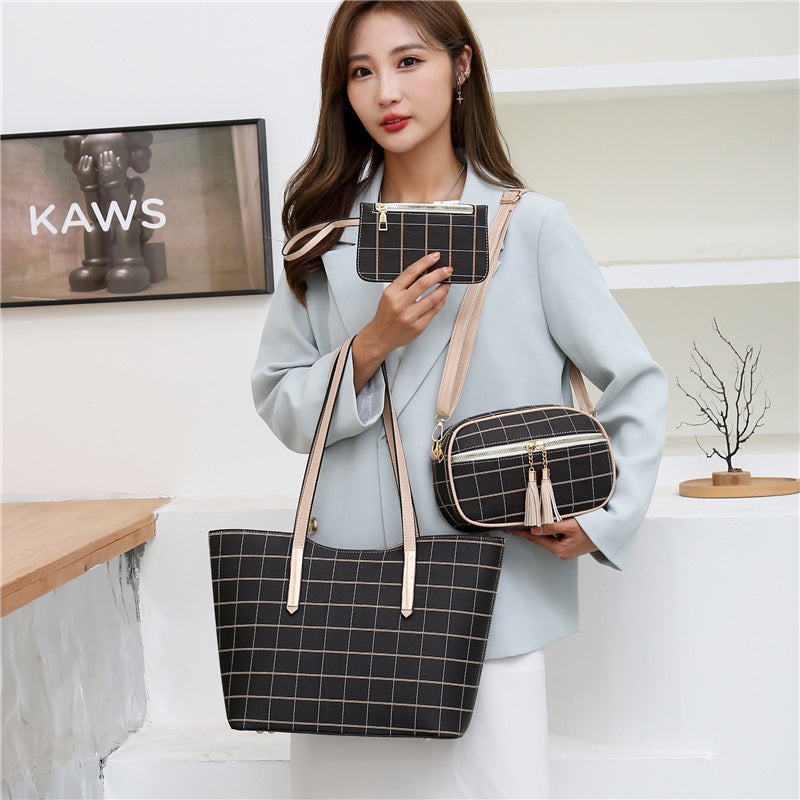 Korean Fashion Set Texture Shoulder Bag with Cartoon Anime Design for Women - Teleplus texture shoulder women korean