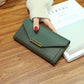 Korean Long Wallet with Card Slots and Zipper Bag in Multiple Colors - Teleplus