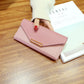 Korean Long Wallet with Card Slots and Zipper Bag in Multiple Colors - Teleplus