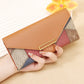 Korean Long Wallet with Card Slots and Zipper Bag in Multiple Colors - Teleplus