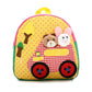 Korean shoulder children’s schoolbag kindergarten adorable backpack handmade cartoon baby bag double shoulder bag