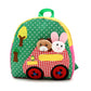 Korean shoulder children’s schoolbag kindergarten adorable backpack handmade cartoon baby bag double shoulder bag