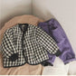 Korean Style Black and White Plaid Cotton-Padded Coat for Men in the United States - Cotton Padded US united states chf