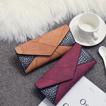 Korean Style Women’s PU Leather Wallet with Secret Compartment and Big Money Clip - Version Zi Mother Purse