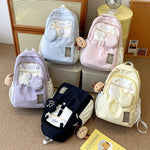 Korean Sweet Schoolbag Girls Backpack - Korean Sweet Schoolbag Perfect for Stylish Scholars