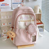 Korean Sweet Schoolbag Girls Rucksack - Rosa