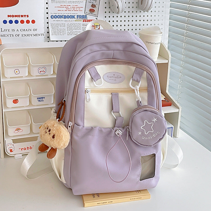 Korean Sweet Schoolbag Girls Backpack - Korean Sweet Schoolbag Perfect for Stylish Scholars