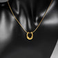 Korean U-shaped Washable Temperament Wild Alloy Necklace - Korean U-shaped Washable Alloy Necklace for Stylish Look