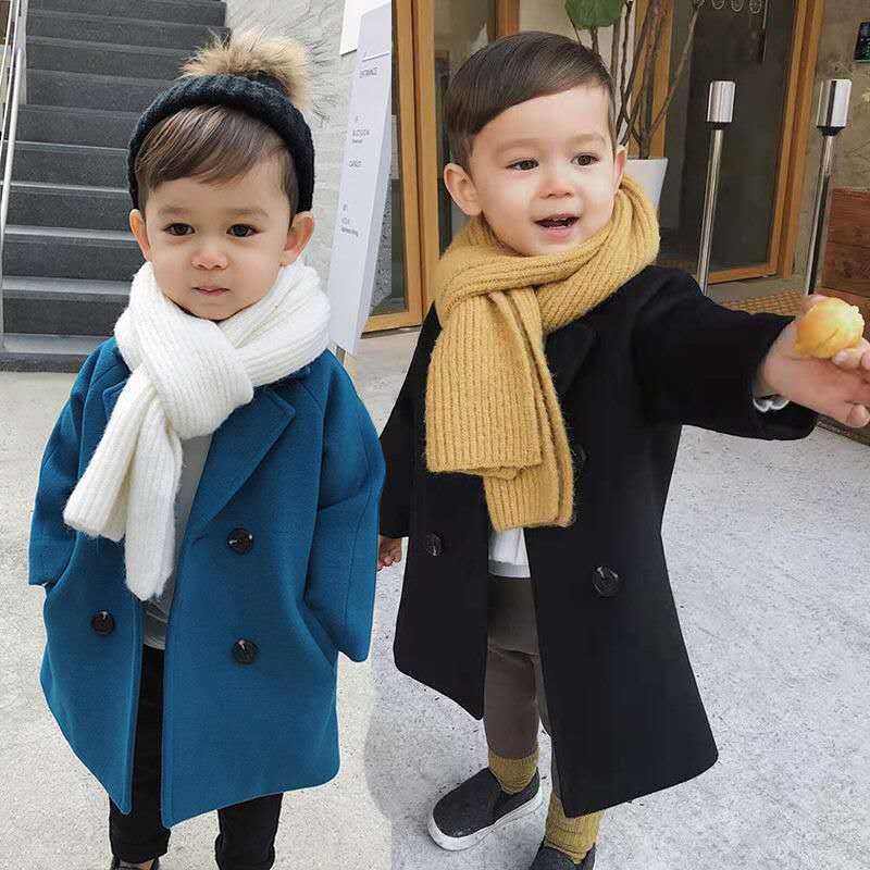 Korean Version Coat for Infants 1-3 Years Warm Winter Autumn Child Jacket - korean version coat united states