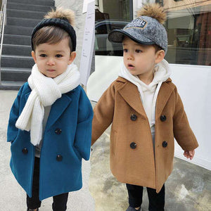 Korean Version Coat for Infants 1-3 Years Warm Winter Autumn Child Jacket - korean version coat united states