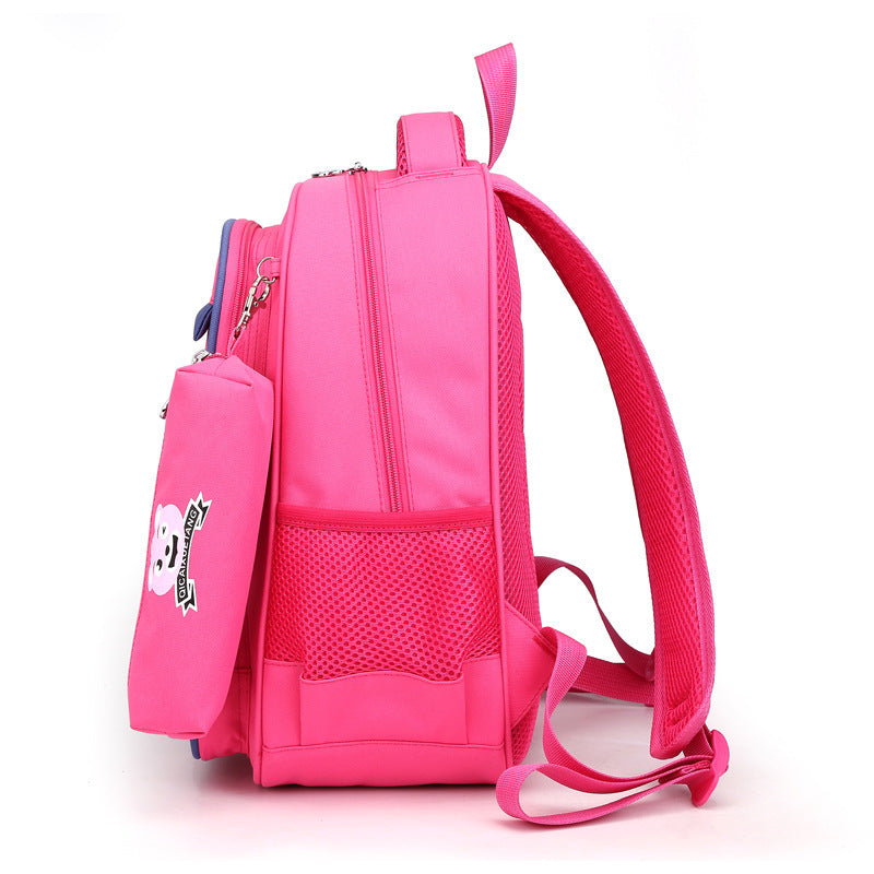 Korean Version Of The Second Grade Children’S Primary School Schoolbag Cartoon Girl Spring Outing Backpack Small