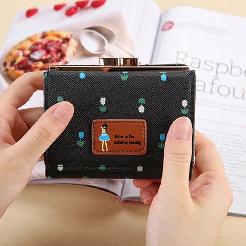 Korean Version PU Leather Hand Purse with Open Zipper Buckle for United States - Bow-tiful Adventures united states chf